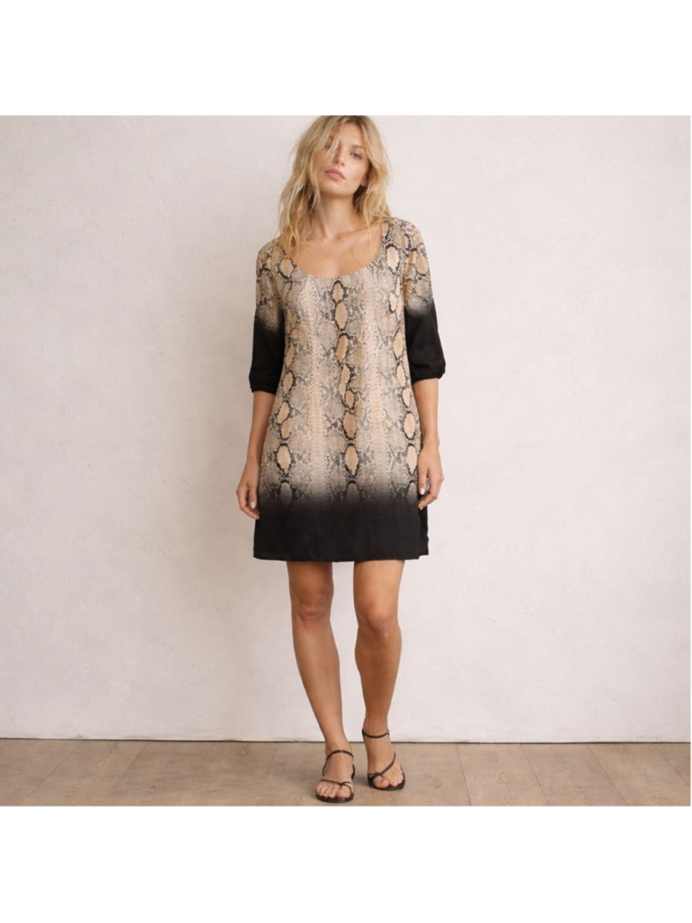 Tracy Reese Snake Print Python Silk Blend Sheath Dress NWT Sz 6